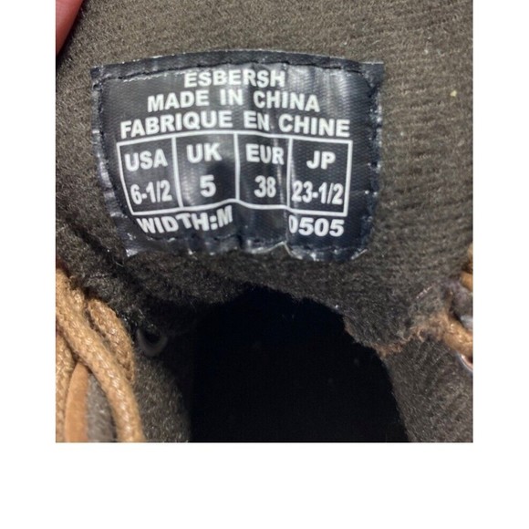 Easy Spirit True Spirit Oxfords Women's 6.5 M Bersh Brown Nubuck Leather EUC - Picture 10 of 10